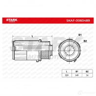 Воздушный фильтр STARK 1437747600 EQP6 V64 skaf0060489 - Изображение 5