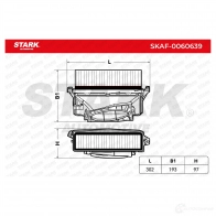 Воздушный фильтр STARK D2 F3G4U skaf0060639 1437746583 - Изображение 2