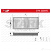 Воздушный фильтр STARK skaf0060185 N1OR 11 1437812673 - Изображение 7