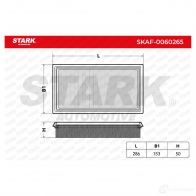 Воздушный фильтр STARK KM8 KY3 skaf0060265 1437810005 - Изображение 2