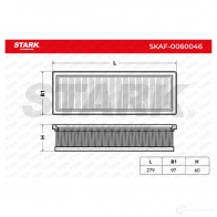 Воздушный фильтр STARK skaf0060046 2EW UCM 1437811084 - Изображение 2