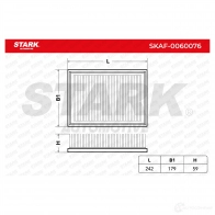 Воздушный фильтр STARK skaf0060076 R MMF7WB 1437747615 - Изображение 3
