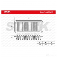 Воздушный фильтр STARK DO U7I skaf0060015 1437747141 - Изображение 2