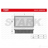 Воздушный фильтр STARK 1437810667 skaf0060118 P 51WEW - Изображение 3