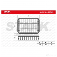 Воздушный фильтр STARK skaf0060065 3XM0 XB4 1437813228 - Изображение 4