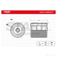 Воздушный фильтр STARK skaf0060437 2LNMN I1 1437813711 - Изображение 3