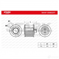 Воздушный фильтр STARK ISPBU Z skaf0060217 1437813694 - Изображение 4