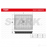 Воздушный фильтр STARK skaf0060272 OSIN YXM 1437812447 - Изображение 2