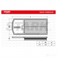 Воздушный фильтр STARK skaf0060246 1437812245 DCSV2 7 - Изображение 6