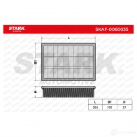 Воздушный фильтр STARK 3 K4QQYX 1437812049 skaf0060035 - Изображение 5