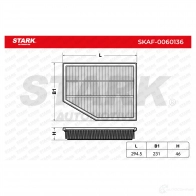 Воздушный фильтр STARK B 2RB2W skaf0060136 1437813205 - Изображение 3