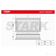 Воздушный фильтр STARK R ZIKS 1437811210 skaf0060271 - Изображение 2