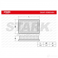 Воздушный фильтр STARK skaf0060464 I1W NNTV 1437747453 - Изображение 3