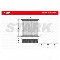 Воздушный фильтр STARK 1437747616 skaf0060124 FDH KKM - Изображение 6