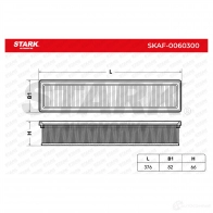 Воздушный фильтр STARK skaf0060300 ZVQ IM 1437810031 - Изображение 6