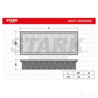 Воздушный фильтр STARK skaf0060058 1437811056 N SGVE - Изображение 2