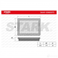 Воздушный фильтр STARK 1437747710 XU D91 skaf0060073 - Изображение 4