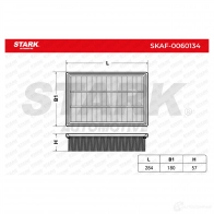 Воздушный фильтр STARK 1437811112 L L09KQ5 skaf0060134 - Изображение 4
