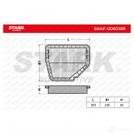 Воздушный фильтр STARK PU LJT 1437813222 skaf0060189 - Изображение 2