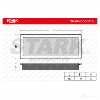 Воздушный фильтр STARK T7B E1 skaf0060319 1437747775 - Изображение 2
