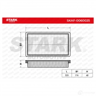 Воздушный фильтр STARK 9TIS VX 1437812076 skaf0060025 - Изображение 2