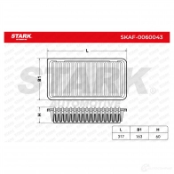 Воздушный фильтр STARK skaf0060043 1437747406 GHW ZU - Изображение 3