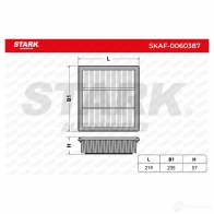 Воздушный фильтр STARK skaf0060387 Q6QLF K 1437812471 - Изображение 3