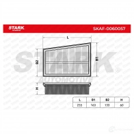 Воздушный фильтр STARK 1437747315 skaf0060057 H7Z8 B2 - Изображение 2