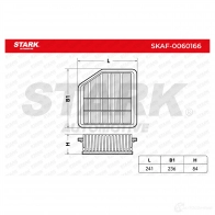 Воздушный фильтр STARK X3 IP7WE skaf0060166 1437747878 - Изображение 2