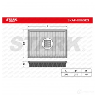 Воздушный фильтр STARK 1437747779 JV 0W95X skaf0060121 - Изображение 3