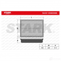 Воздушный фильтр STARK 1437747496 skaf0060066 J5 BPP - Изображение 1