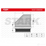 Воздушный фильтр STARK skaf0060031 1437747881 B1E HEZ - Изображение 4