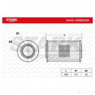 Воздушный фильтр STARK 1437813497 ZUQ4 HW skaf0060029 - Изображение 7