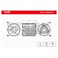 Воздушный фильтр STARK skaf0060170 1437813719 Z AZZ132 - Изображение 3