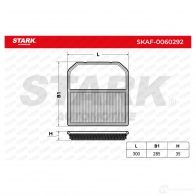 Воздушный фильтр STARK 1437810066 skaf0060292 93UJB 6 - Изображение 3