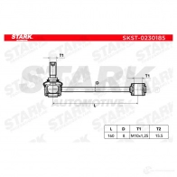 Стойка стабилизатора, тяга STARK skst0230185 1437819413 HMG 99 - Изображение 2