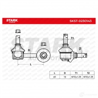 Стойка стабилизатора, тяга STARK 1437821231 skst0230143 I13K 9 - Изображение 5