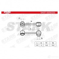 Стойка стабилизатора, тяга STARK skst0230232 3FLC F 1437818797 - Изображение 3