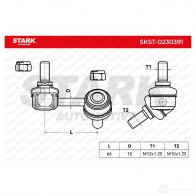 Стойка стабилизатора, тяга STARK skst0230391 1V 31Z 1437823924 - Изображение 5