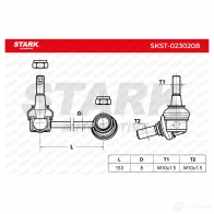 Стойка стабилизатора, тяга STARK 1437824347 skst0230208 FRPGH A - Изображение 8