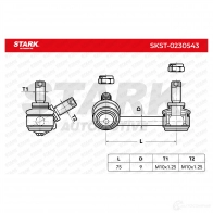 Стойка стабилизатора, тяга STARK W5J RGV 1437824424 skst0230543 - Изображение 6