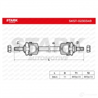 Стойка стабилизатора, тяга STARK 1437824370 skst0230349 UU ZAPF - Изображение 5