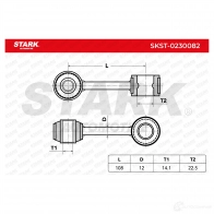 Стойка стабилизатора, тяга STARK skst0230082 1437820866 ISU J7N - Изображение 5