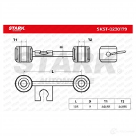 Стойка стабилизатора, тяга STARK P AQZIX4 skst0230179 1437818806 - Изображение 2