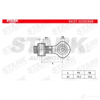Стойка стабилизатора, тяга STARK H8 A63 1437822617 skst0230369 - Изображение 2