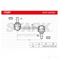 Стойка стабилизатора, тяга STARK S72 VZI skst0230181 1437824392 - Изображение 2