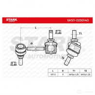 Стойка стабилизатора, тяга STARK 1437820247 skst0230140 K8FI K - Изображение 2