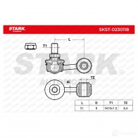 Стойка стабилизатора, тяга STARK 1437820892 13W9 Q8 skst0230118 - Изображение 2