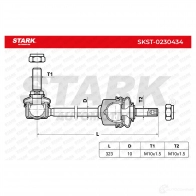 Стойка стабилизатора, тяга STARK 0 QFGE 1437824201 skst0230434 - Изображение 6