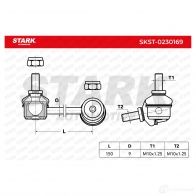 Стойка стабилизатора, тяга STARK D K12E skst0230169 1437820274 - Изображение 2